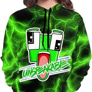 Unspeakable Merch Boys And Girls Sweatshirt, Teen 3d Printed Game Hoodie
